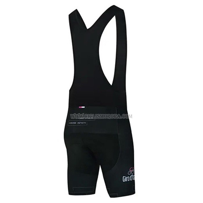 2023 Ropa Ciclismo Giro d'Italia Negro Mangas Cortas y Culotte Corto